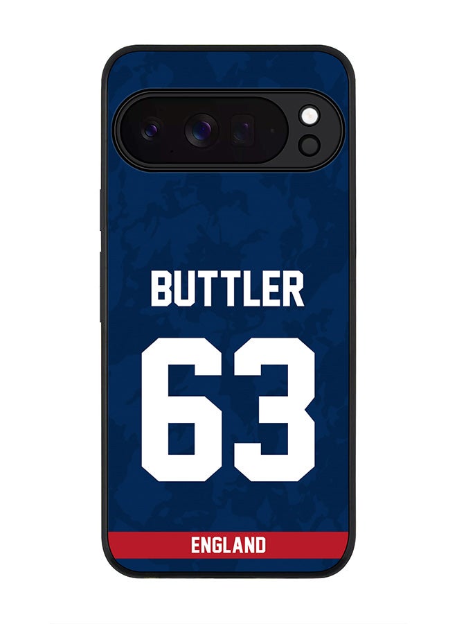 Stylizedd For Google Pixel 10 Pro XL Case,Slim fit Camera Protection, Shockproof Thin Phone cover  - England Jos Buttler, Jersey No 63 - Image 1